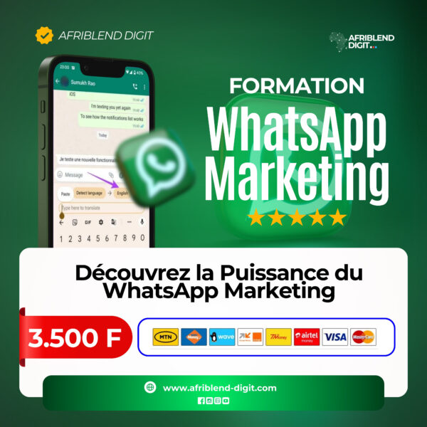 Formation WhatsApp Marketing